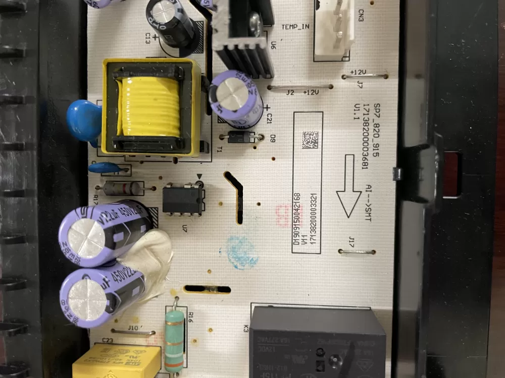 Midea 17138200003321 AP7095914 Dryer Control Board AZ65140 | KMV563