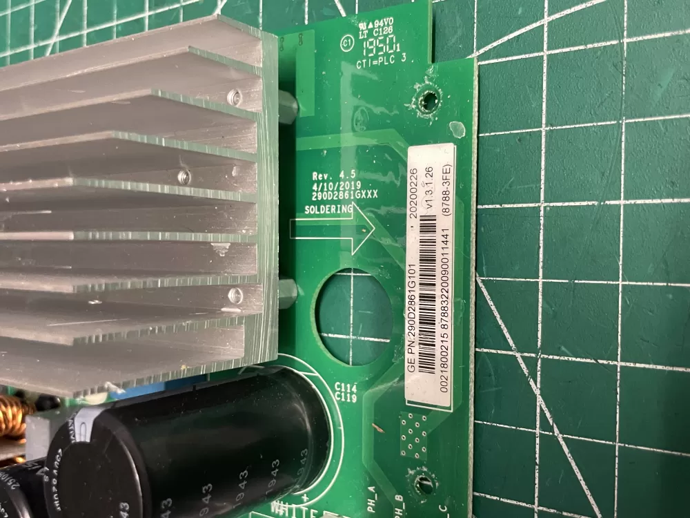 GE 290D2861G101 Washer Control Board AZ207322 | Wm2324