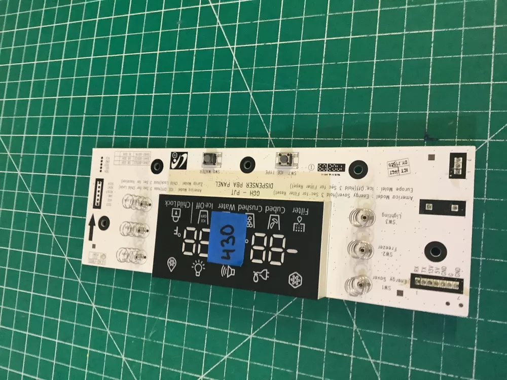 Samsung DA41-00522A Refrigerator Dispenser Control Board AZ208018 | NR430