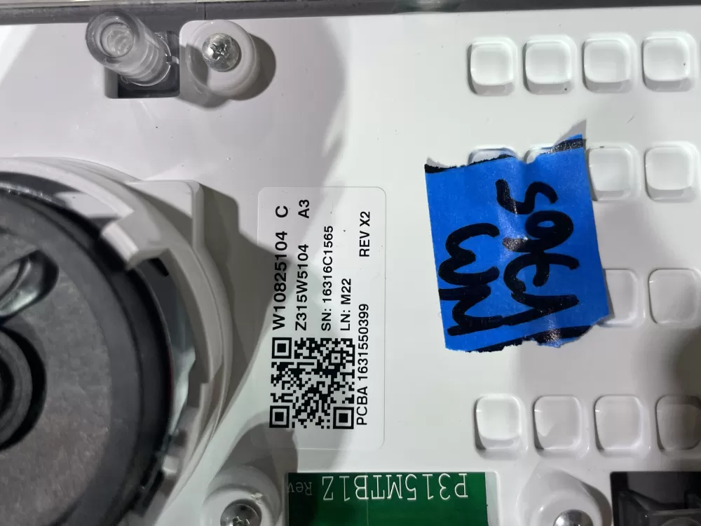 Maytag W10679028 W10825104 W10911040 Washer Control Panel AZ147707 | Wmv765