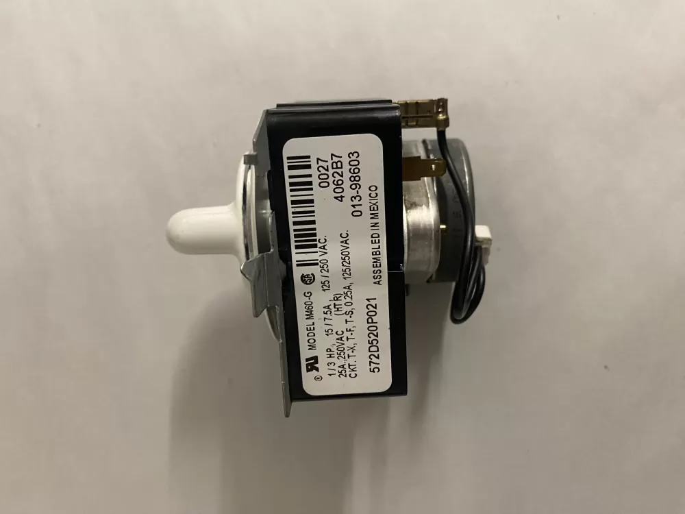 GE 572D520P021 WE4M271 Dryer Timer