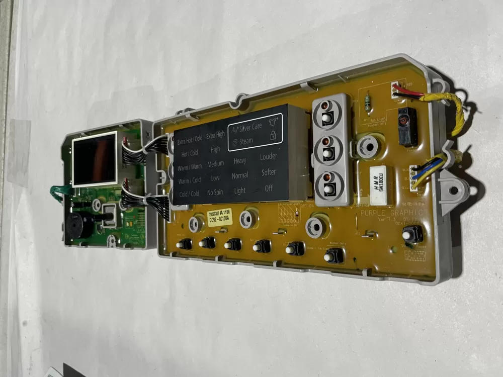 Samsung DC92-00130A  DC92-00125A Washer UI Control Board