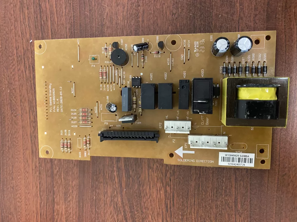 Amana W10822025 Microwave Control Board Panel