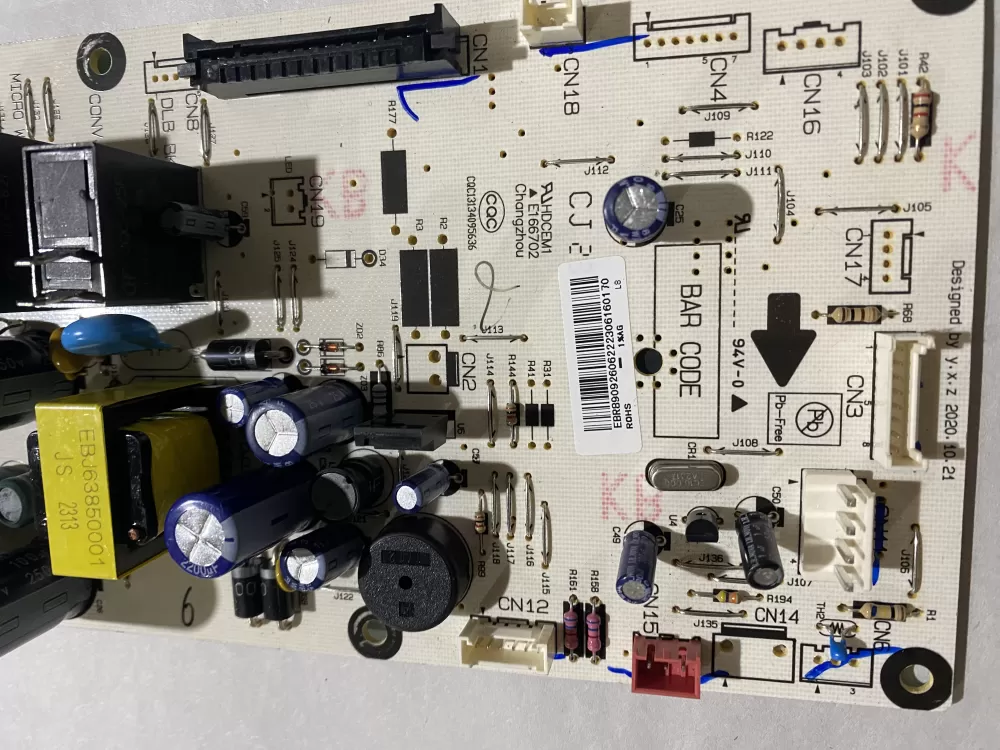 GE EBR89092606 Microwave Control Board AZ193267 | BK2149