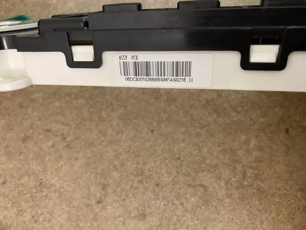 Samsung DC92 01026B DC9201026B Dryer Control Board AZ73210 | BKV566