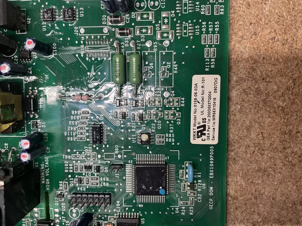 GE 200D5837G004 WR55X10942C Refrigerator Control Board AZ20363 | KM1649