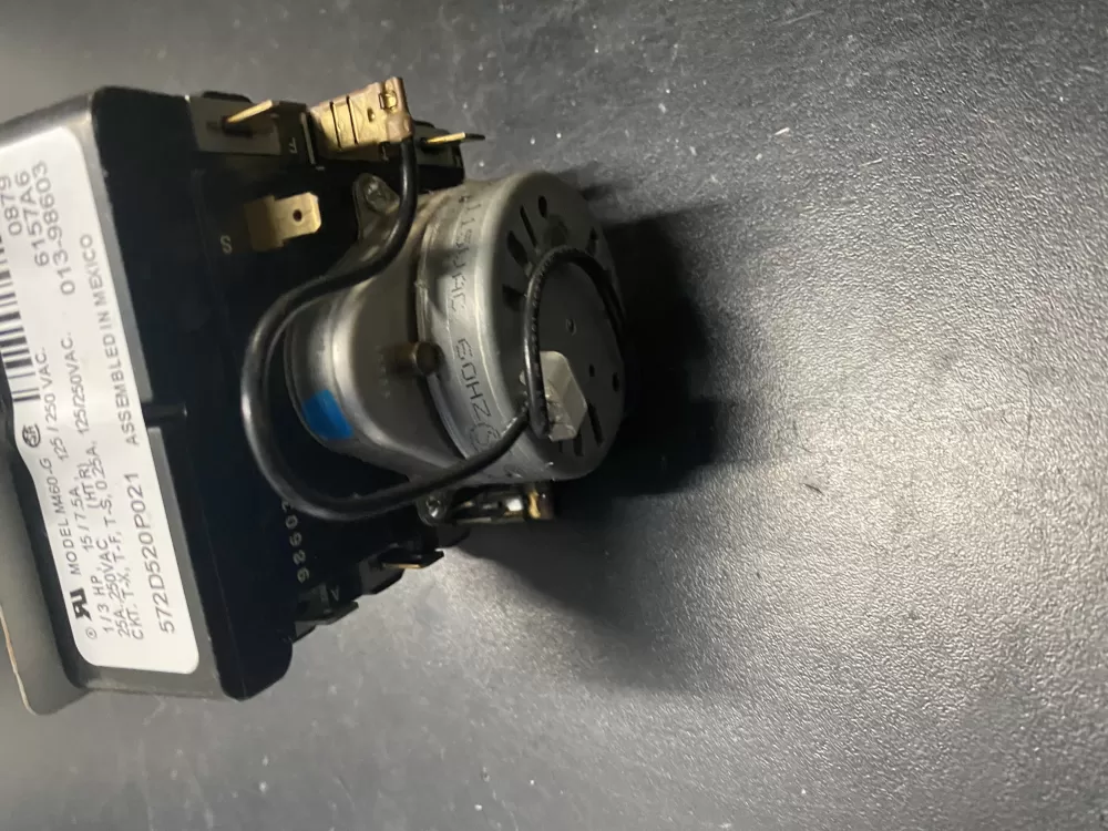 GE 572D520P021 WE4M271 Dryer Timer AZ10194 | BK1017