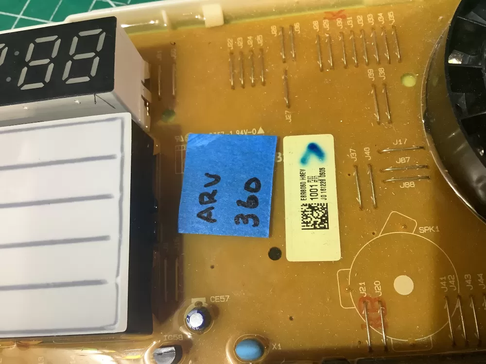 LG EBR80501001 EAX64809403 Washer Control Board AZ193660 | ARV360