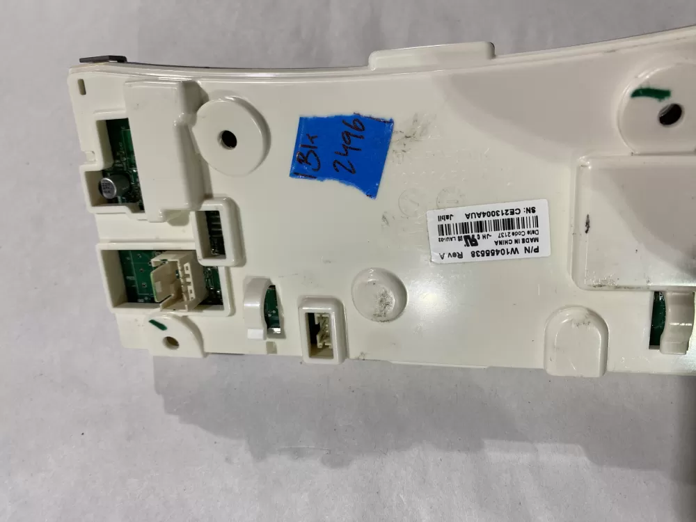 Whirlpool W10455538 Washer Control Board User Interface AZ150054 | BK2496