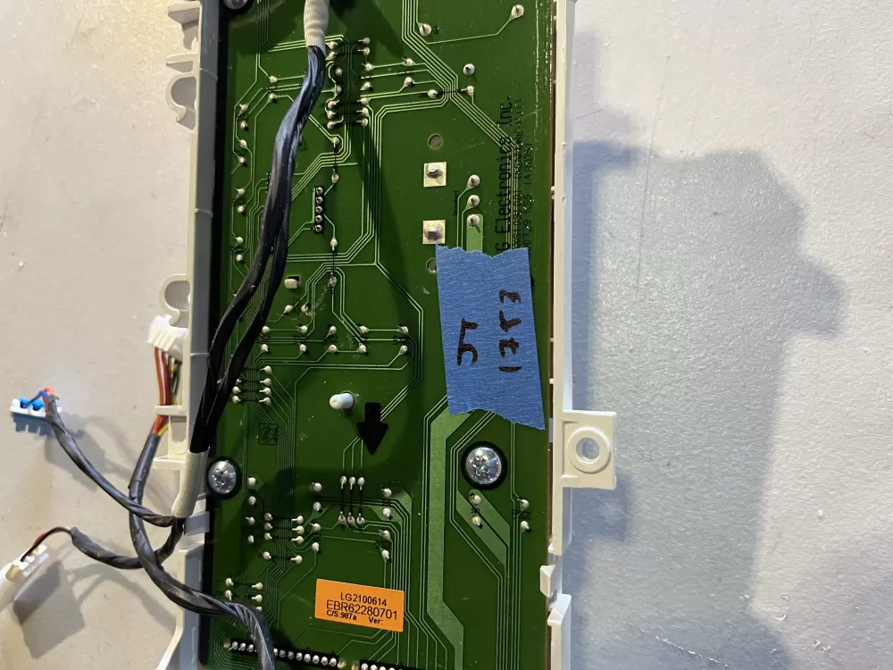 Kenmore LG Whirlpool EBR62280701 Washer Control Board AZ43809 | 1753
