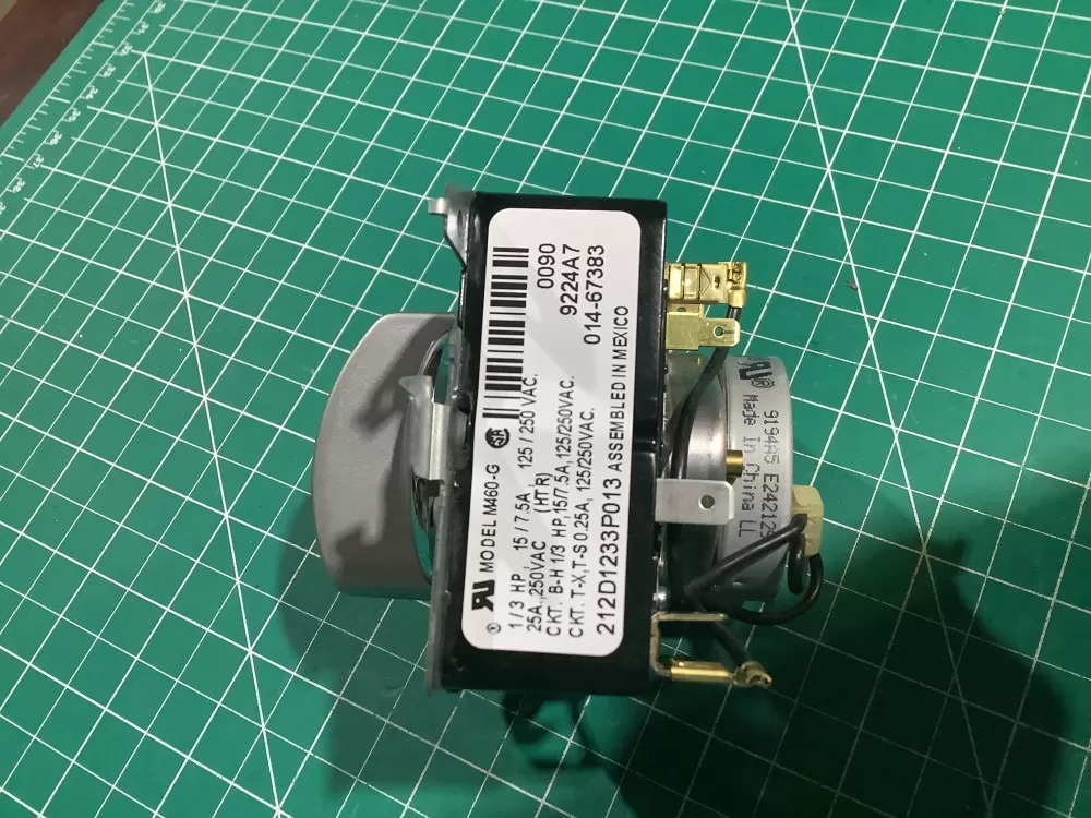 GE 212D1233P013 WE4M365 Dryer Timer AZ145640 | NR2439
