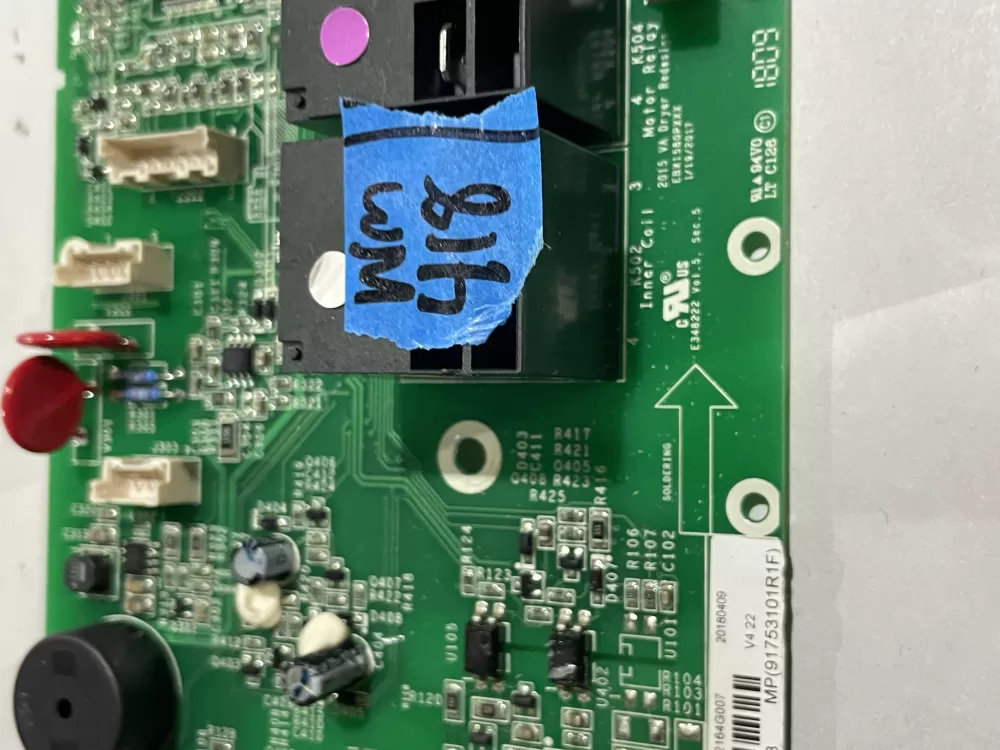 GE WE22X35978 AP7211612 234D2315G003 Dryer Control Board AZ185545 | Wm417