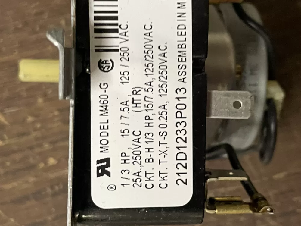 GE 212D1233P013 WE4M365 Dryer Timer AZ48557 | Wm1796