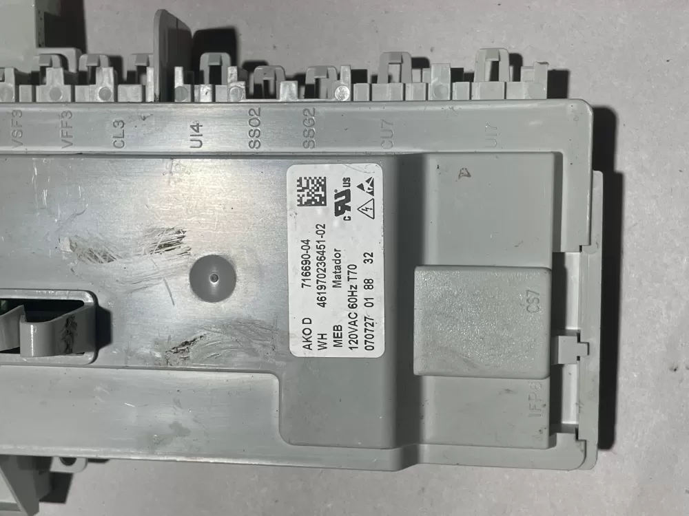 Kenmore 716690 04 Washer Control Board AZ106125 | KM768