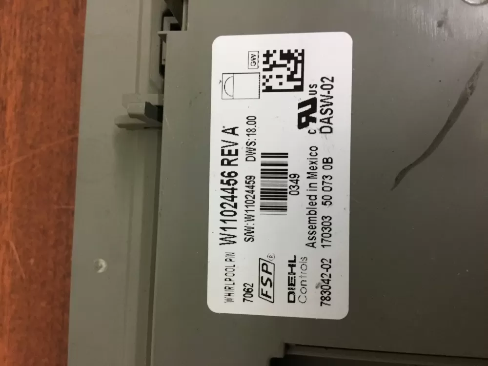 Whirlpool Kenmore W10877725 W11024456 Dishwasher Control Board AZ31014 | NR1667