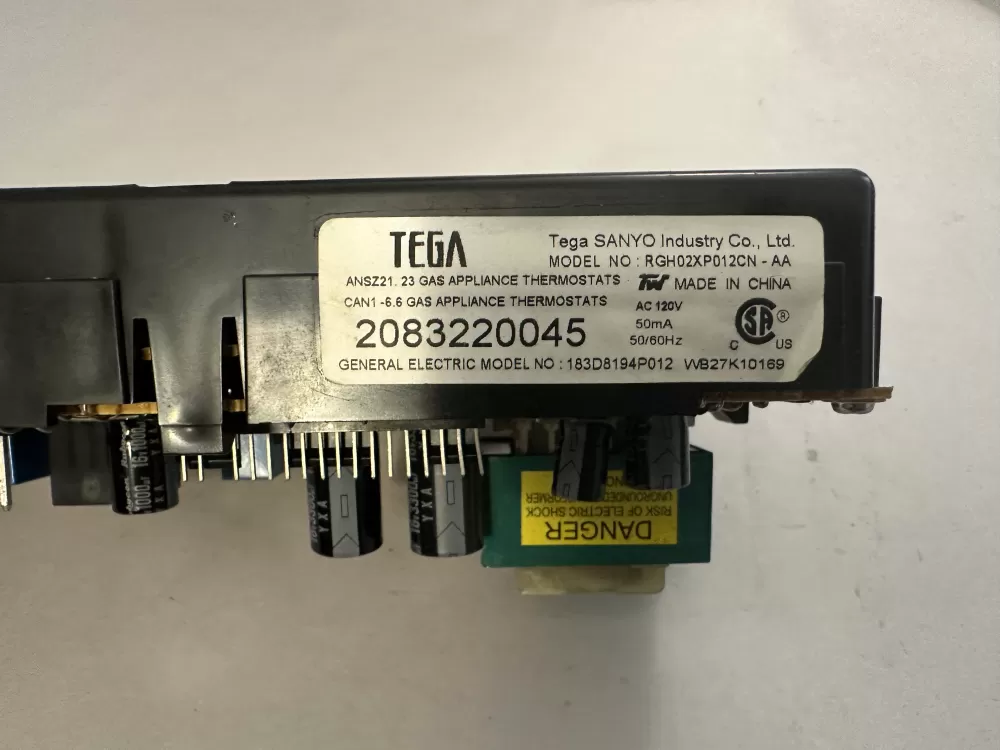 GE WB27K10169 183D8194P012 Range Control AZ1934 | NT450