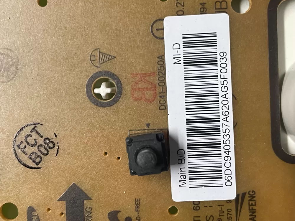 Samsung DC94 05357A Dryer Control Board AZ20727 | WMV175