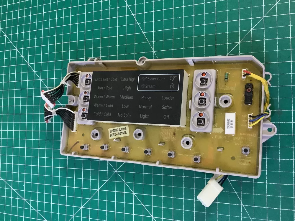 Samsung DC92-00130A  DC92-00125A Washer UI Control Board