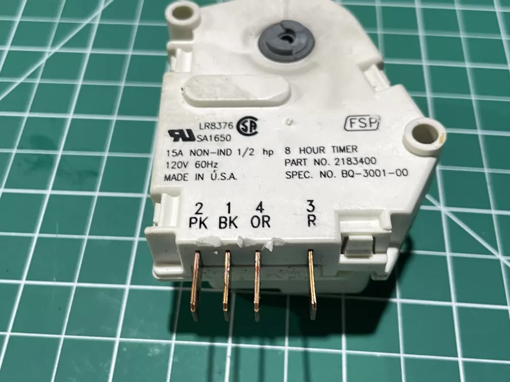 Kenmore WP2183400 PS11739056 Refrigerator Defrost Timer AZ129314 | Wm2321