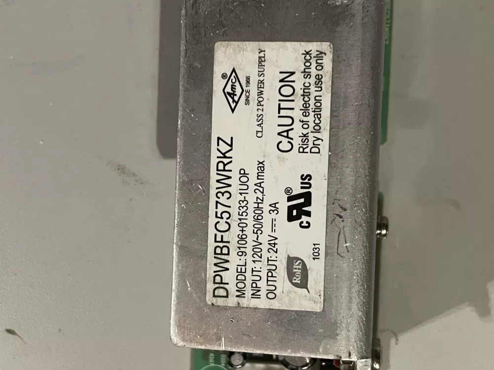 Sharp DPWBFC573WRKZ Microwave Control Board Power Supply AZ31274 | Wm231