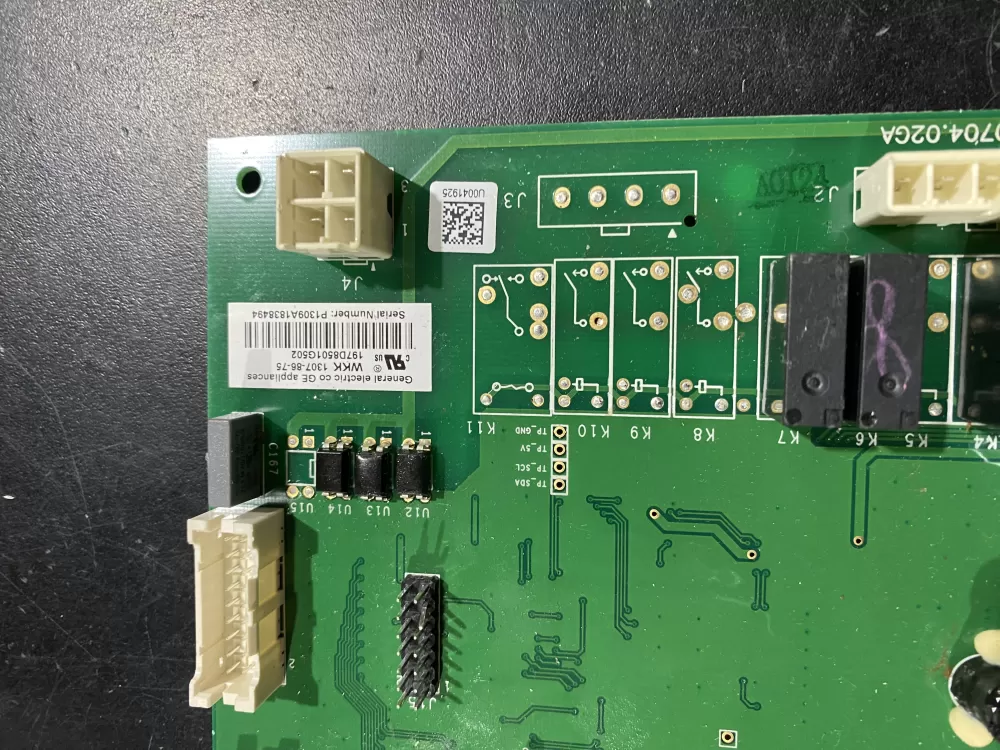 GE 197D8501G502 EBX1425P001 Refrigerator Control Board AZ62982 | BK2060