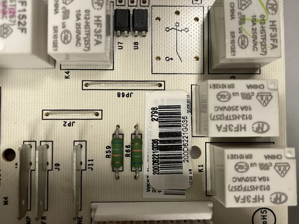 Midea 17131000002821 Freezer Control Board AZ225292 | Wm1071