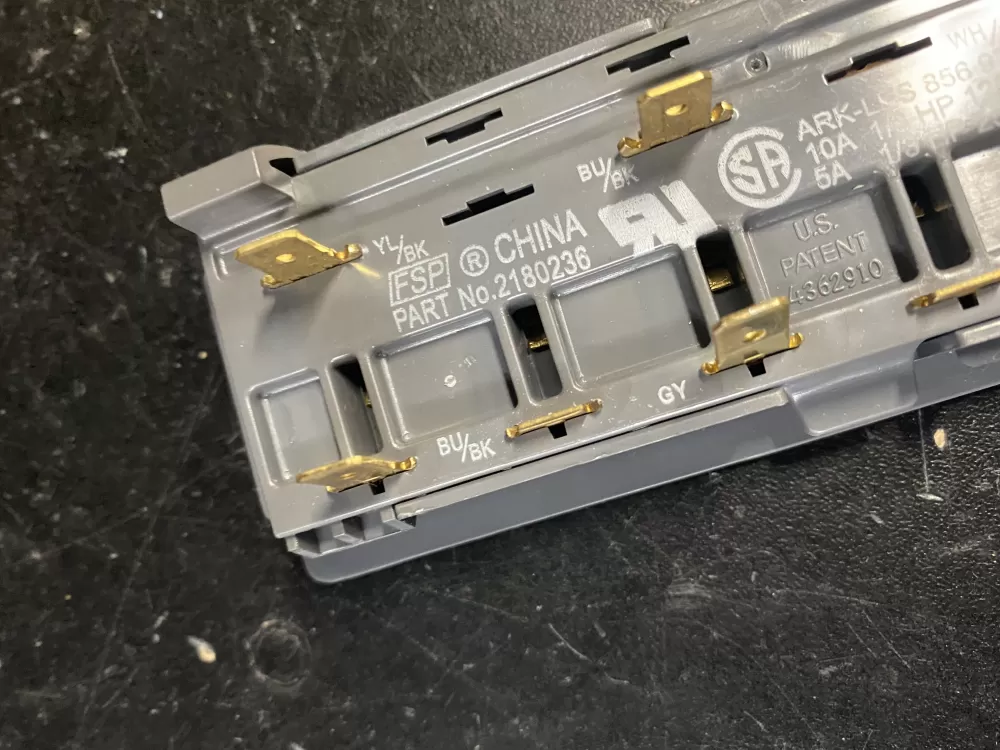 Whirlpool Maytag Kenmore Refrigerator Dispenser Switch AZ3838 | BK827