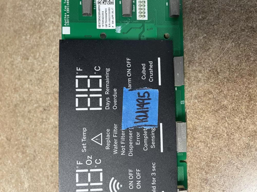 GE 197D8542G004 Refrigerator Control Board Dispenser AZ16925 | KM1495