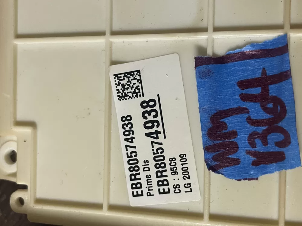 LG EBR80574938 EBR78789101 Washer User Interface Control Board AZ44999 | Wmv115