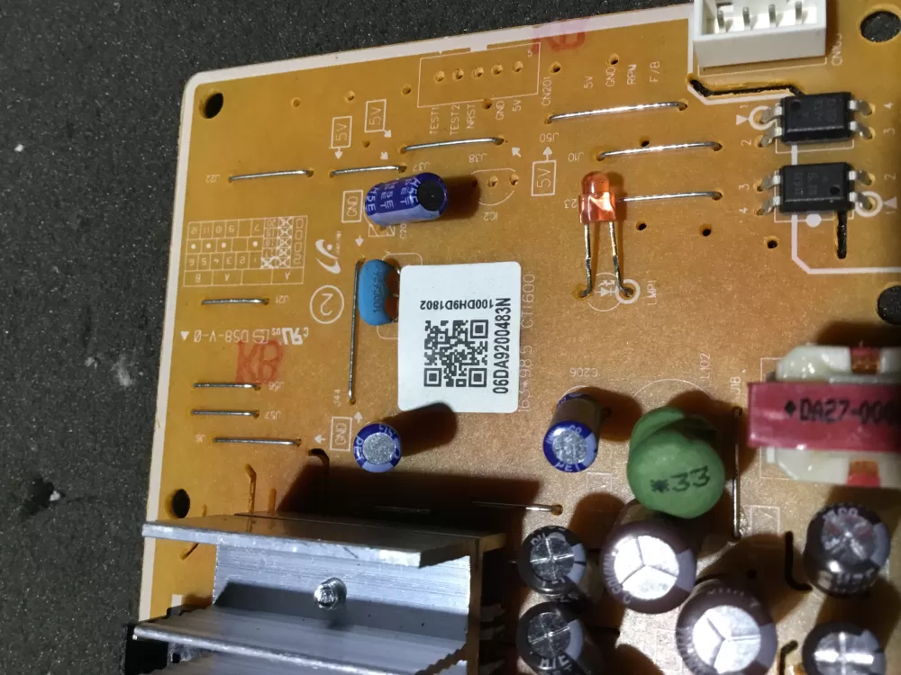 Samsung DA92-00483N Refrigerator Control Board Inverter AZ107454 | NR489