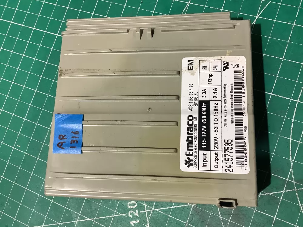 Refrigerator Inverter Board VCC3 1156 QA F 06 241577505 AZ196722 | AR1316