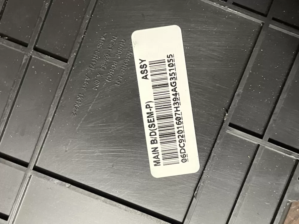 Samsung DC92 01607H DC9201607H Dryer Control Board Interface AZ45849 | Wm712