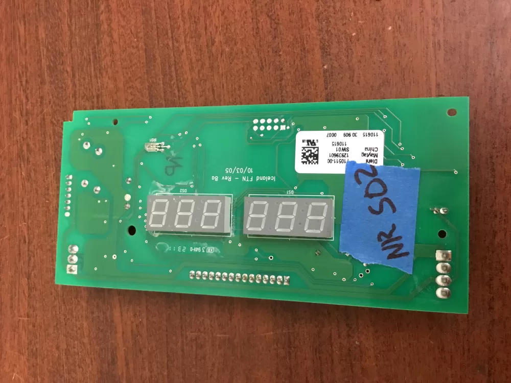 Maytag Amana 12939601 Refrigerator Control Board Dispenser AZ34889 | NR502