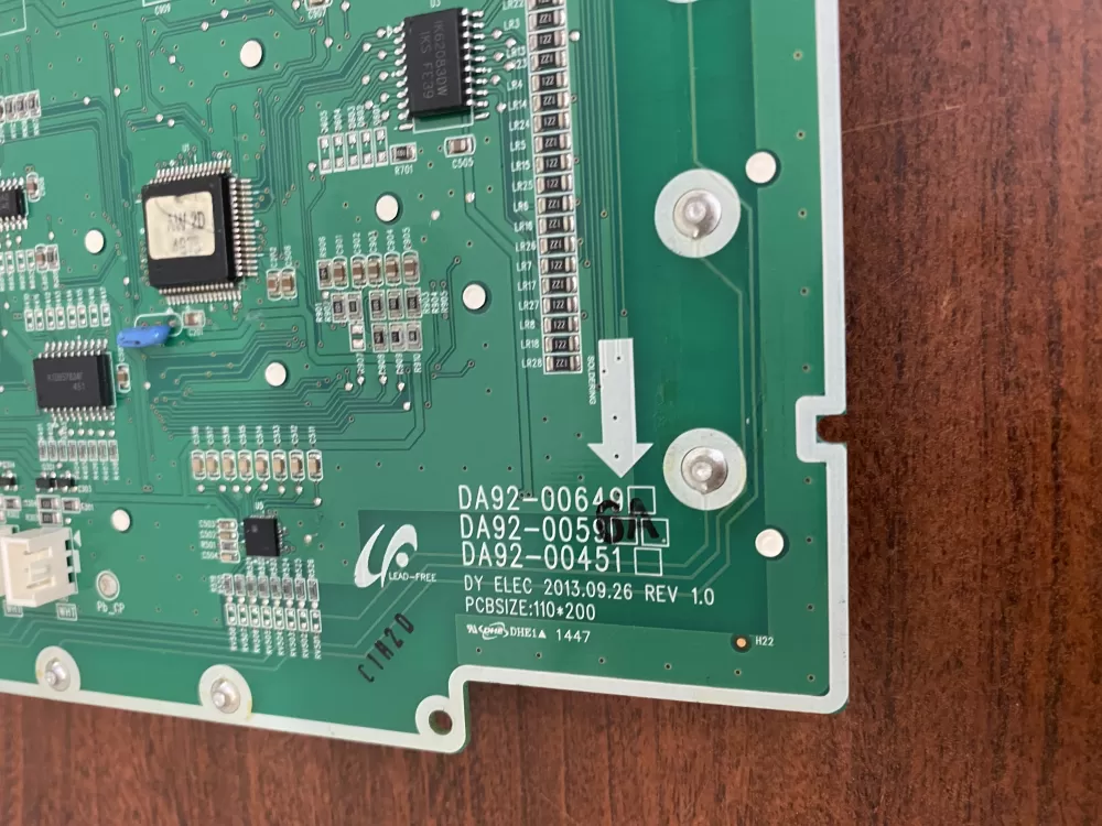 Samsung DA92-00596A Refrigerator Dispenser Control Board AZ33385 | BK1684