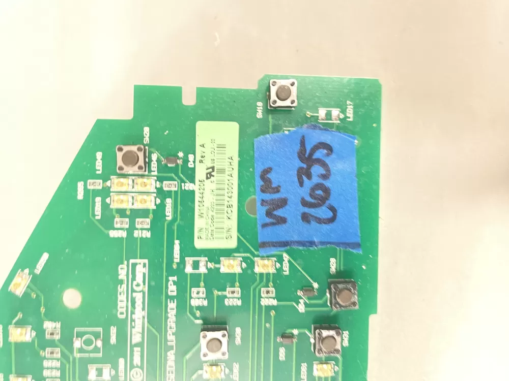 Whirlpool W10544205 WPW10536854 W10536854 Washer Control Board AZ224795 | Wm2635