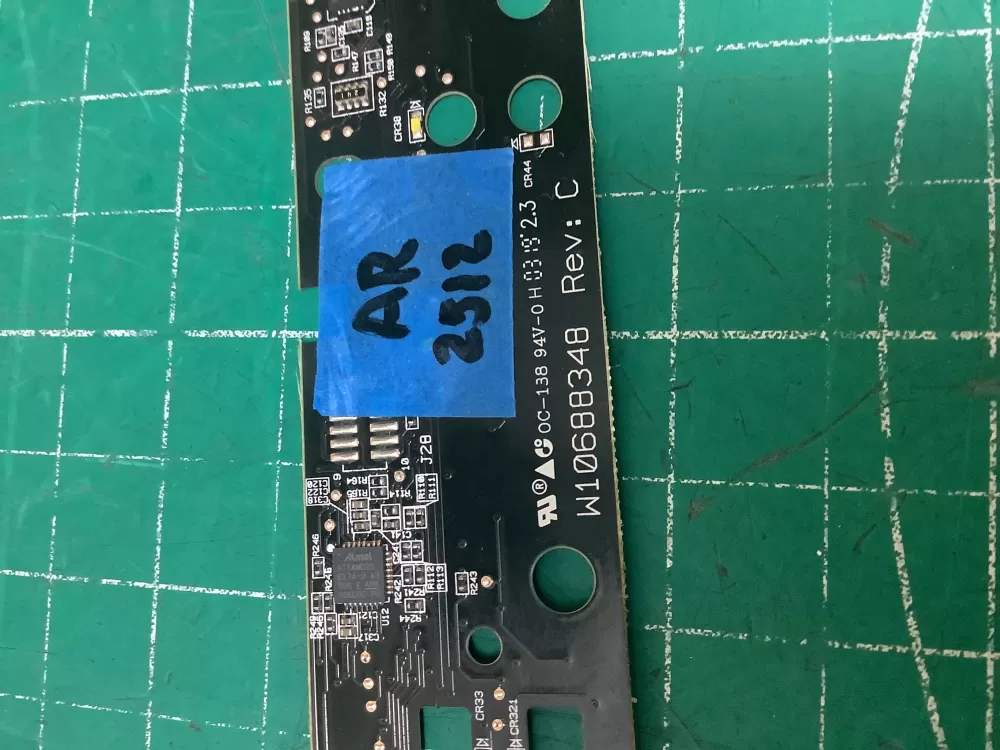 Whirlpool Dishwasher Interface Board Part #W10688348 Rev C AZ227140 | AR2512