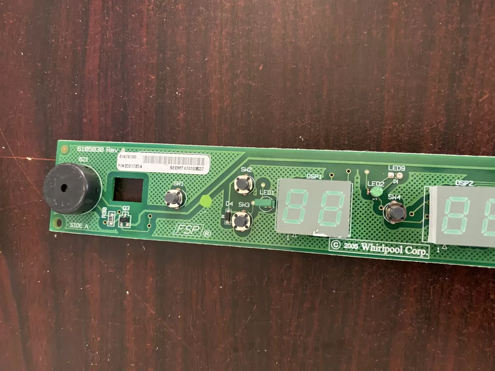 Whirlpool 61474100 2321723a Refrigerator Control Board AZ34782 | BK1690