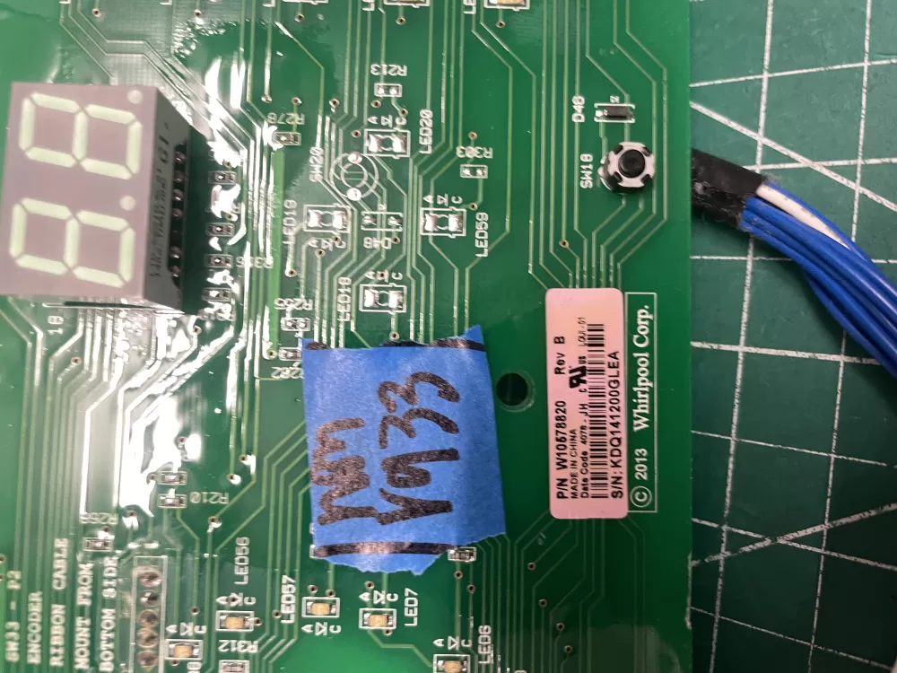 Whirlpool W10578820 W10578819 Dryer Control Board AZ211618 | Wmv933