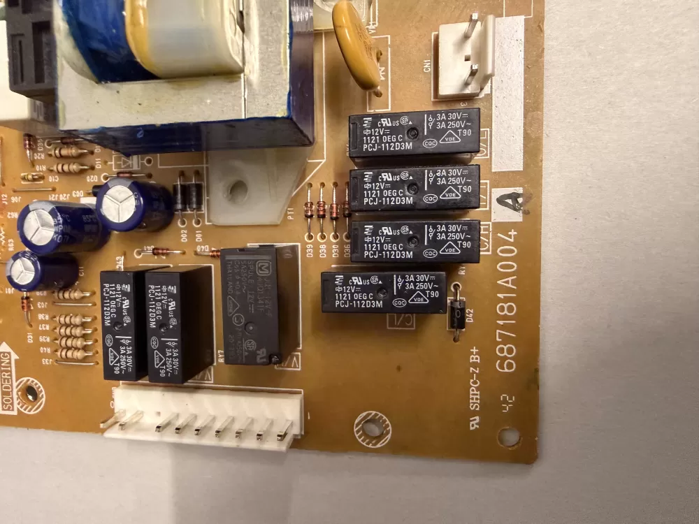 LG 687181A004A P1 6A004 Microwave Control Board 687181A004 AZ219125 | KM2769