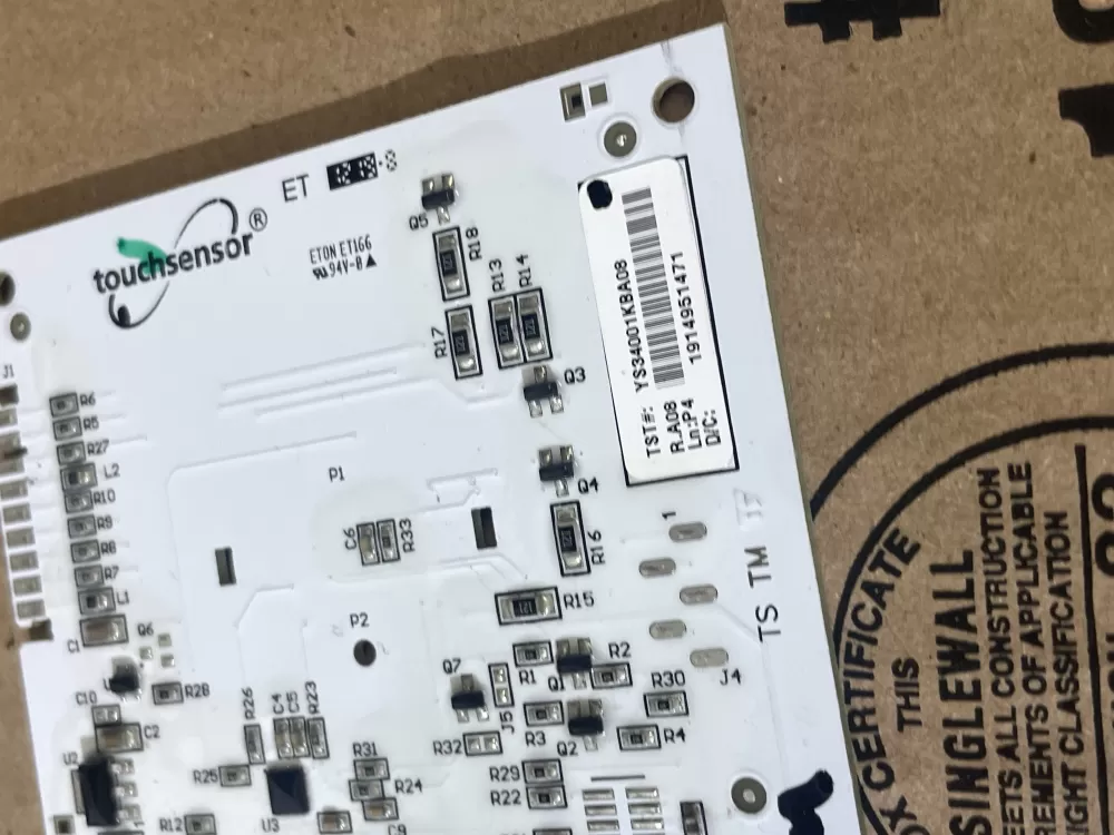 Maytag Touchsensor Washer Led Board YS34001KBA08 AZ96220 | Wm1955