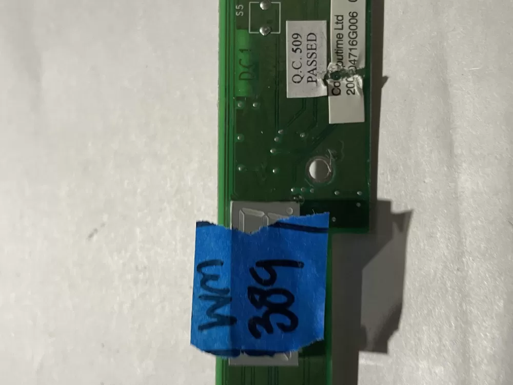 GE WR55X10389 Refrigerator User Interface Control Board AZ200644 | Wm389