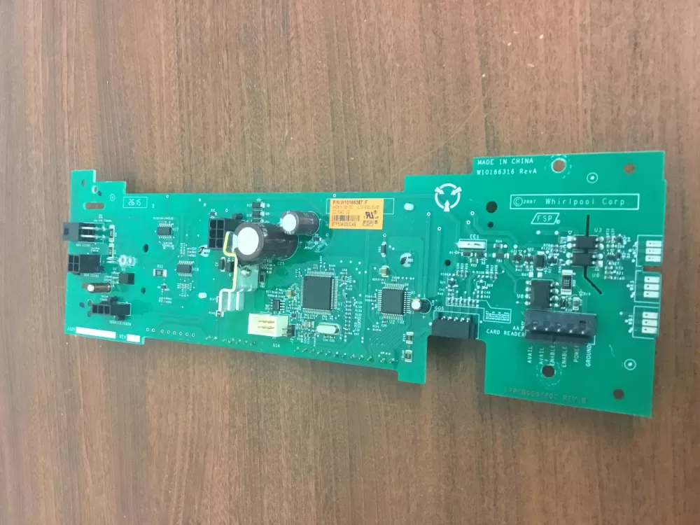 Maytag W10166387 W10166316 Dryer Control Board Display Used AZ32862 | NRV357