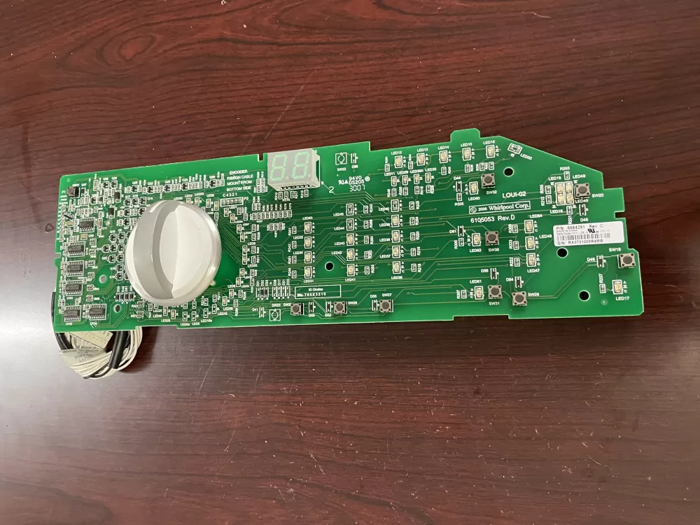 Whirlpool  Maytag  Kenmore  Sears 8564291 8563948 Washer Control Board