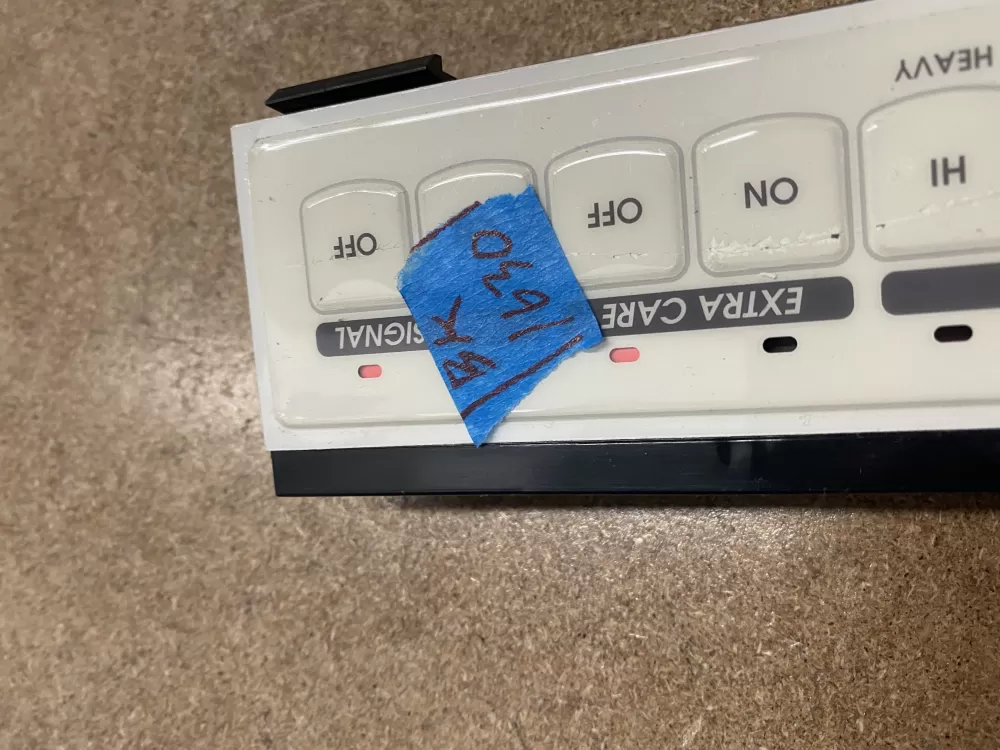 KitchenAid Kenmore 3406043 Dryer Control Board Touch Pad Switch AZ7798 | BK1630