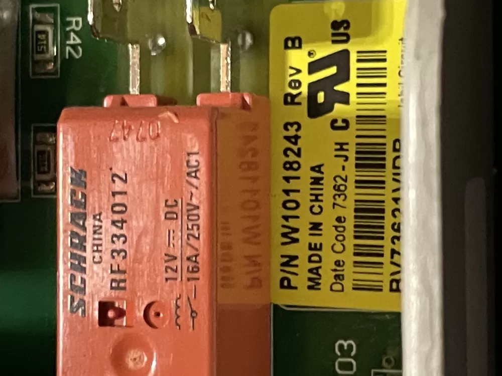 Whirlpool Maytag WPW10111616 W10118243 Dryer Control Board AZ29482 | WM310