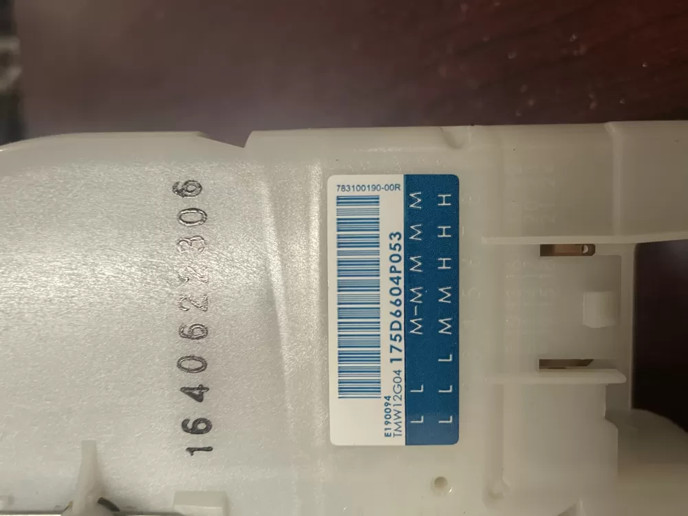GE WH12X10527 175D6604P053 Washer Timer AZ96884 | Wm1996