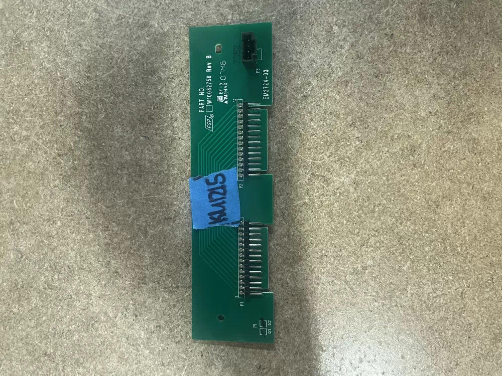 Kenmore W10082756 WPW10082756 Dishwasher Control Board AZ21694 | KM1215