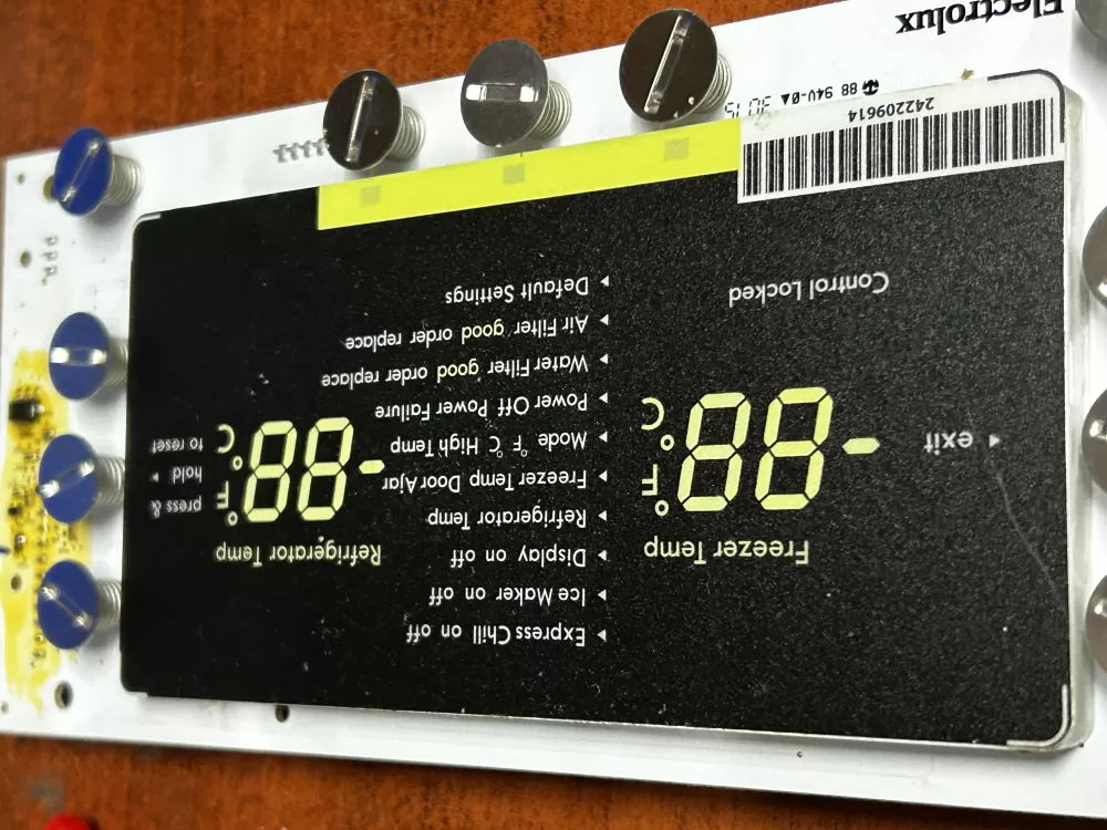 Electrolux 242209733 Refrigerator Display Control Board AZ184971 | GL2599