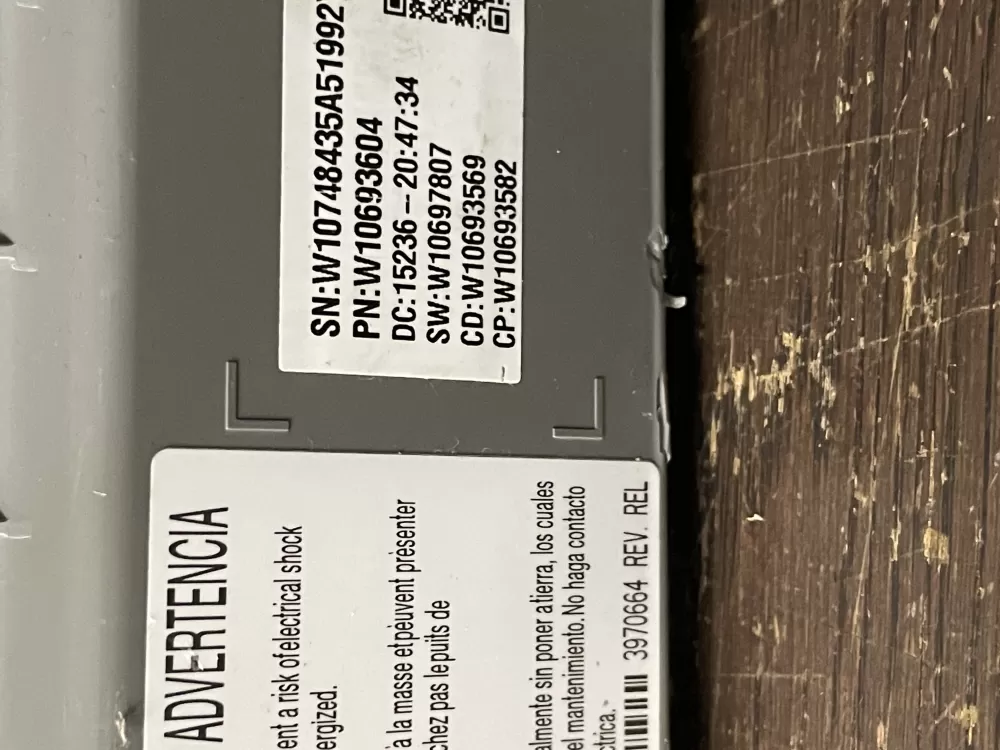 Maytag AP6038802 W10661576 W10693604 Washer Control Board AZ51659 | Wmv531