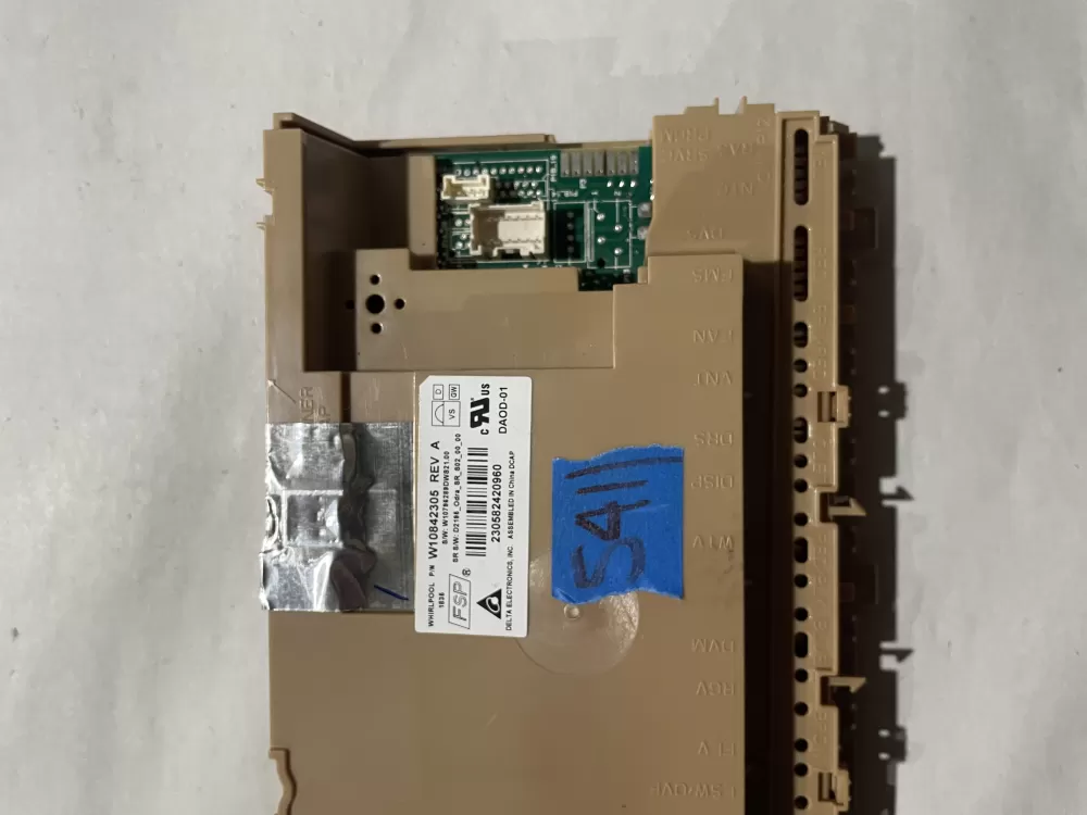 KitchenAid W10866116 Dishwasher Control Board AZ196479 | KM541